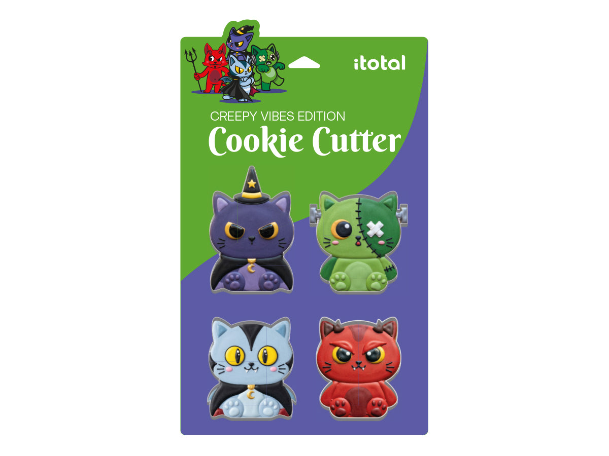 Set di 4 formine per biscotti CREEPY VIBES - iTotal