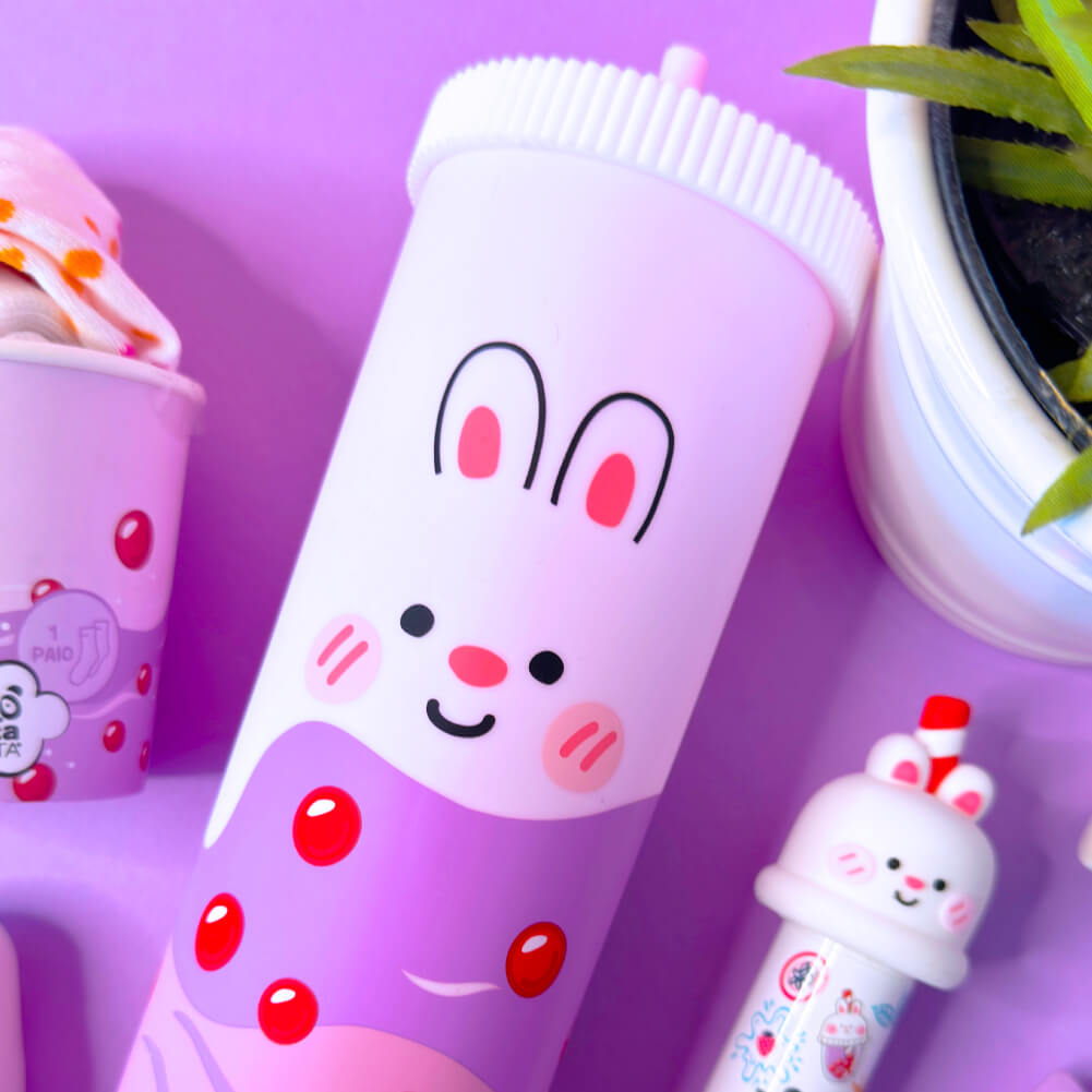 Astuccio in silicone Bubble Tea - Tinta Unita