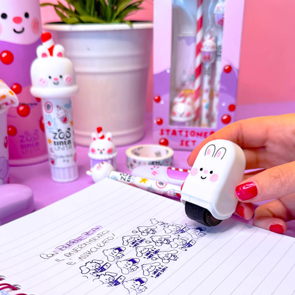 Set da 2 timbrini - Tinta Unita Bubble Tea
