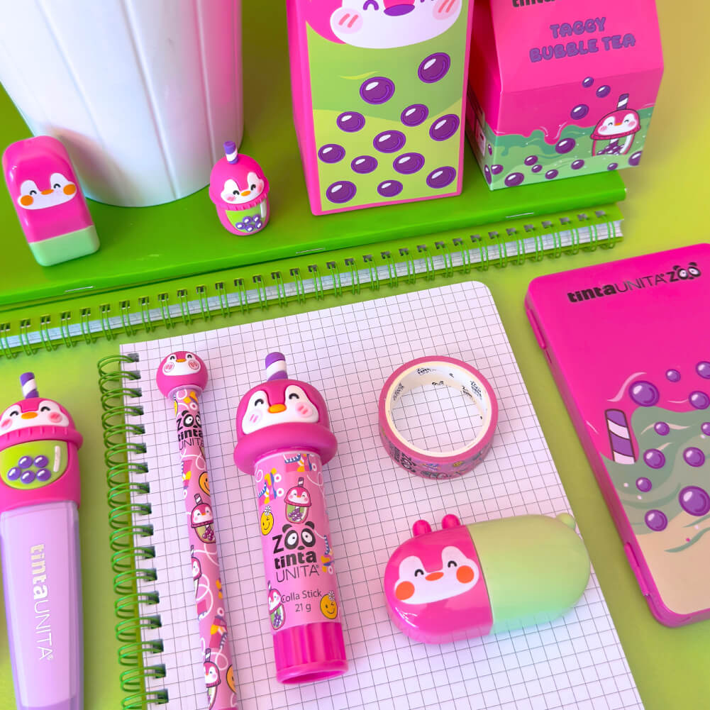 Set 5 Washi Tape - Tinta Unita Bubble Tea