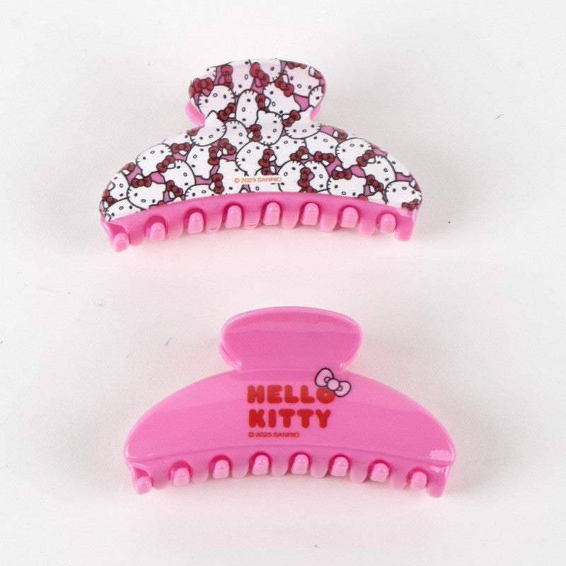 Set 2 Moschettoni per capelli - Hello Kitty
