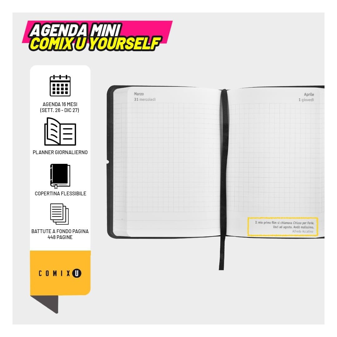 Agenda Giornaliera 2027 COMIX Yourself Mini