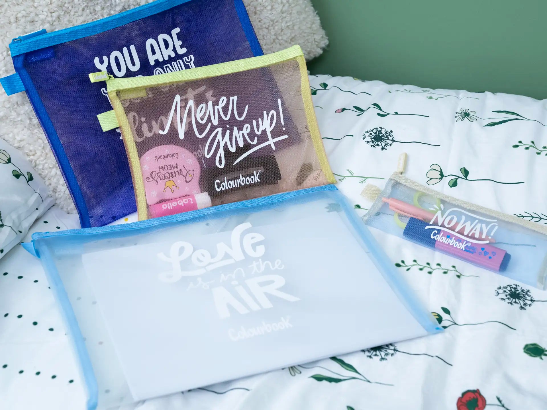 Set 4 pochette Happy Bags - Colourbook