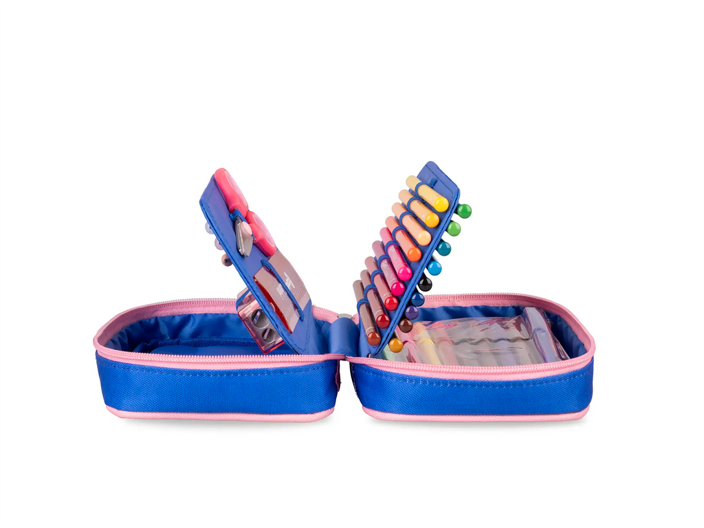 Astuccio 1 zip Coccolotti Love Azzurro - Colourbook