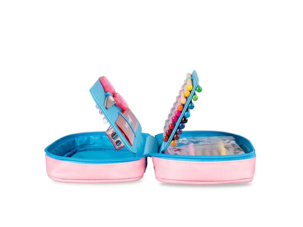 Astuccio 1 zip Coccolotti Love Rosa - Colourbook