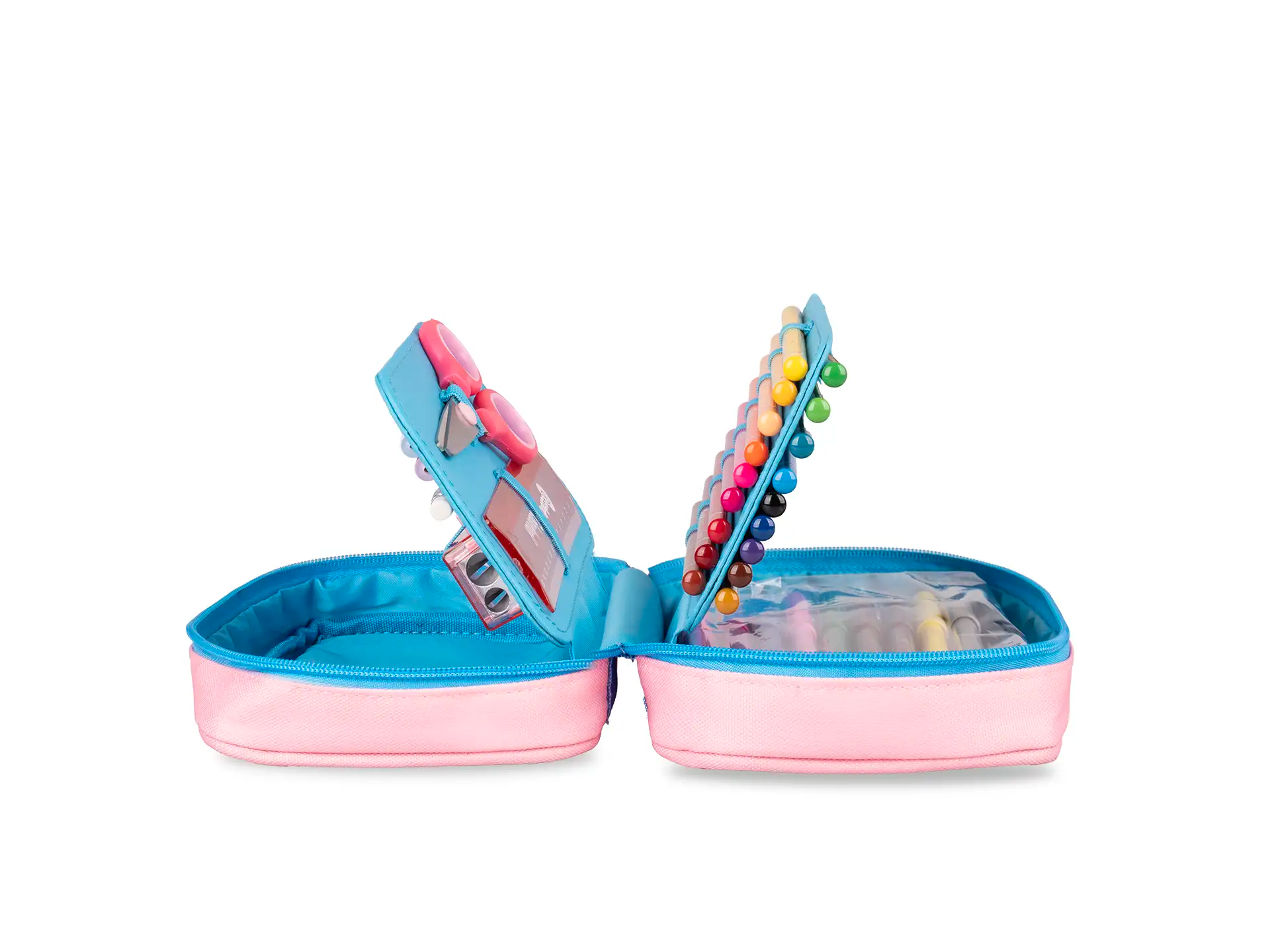 Astuccio 1 zip Coccolotti Love Rosa - Colourbook