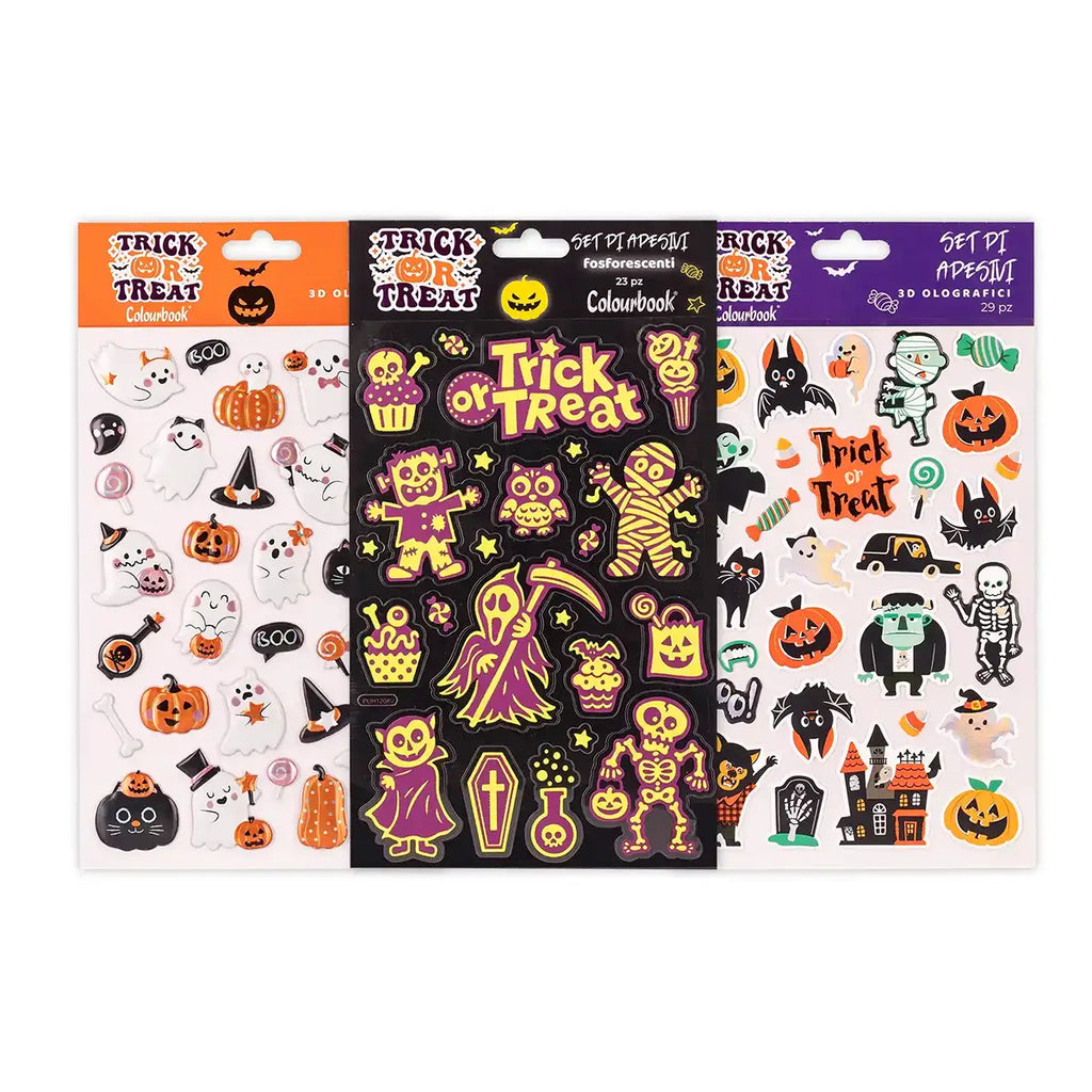 Set stickers Halloween - Colourbook