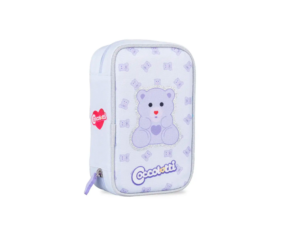 Astuccio 1 zip Coccolotti Classic Lilla - Colourbook