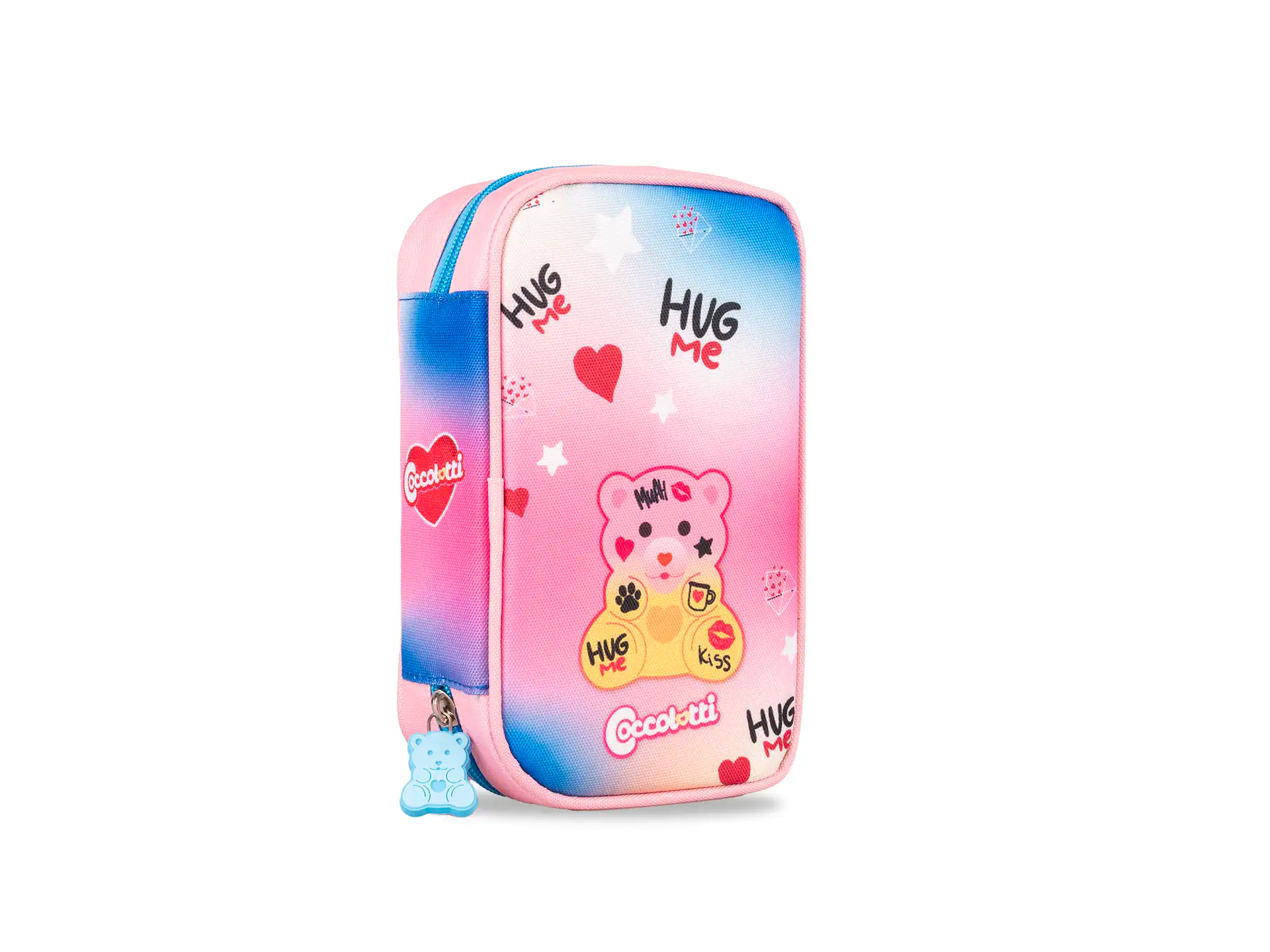 Astuccio 1 zip Coccolotti Love Rosa - Colourbook