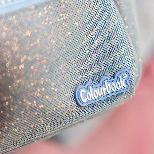 Astuccio 2 zip Glitter - Colourbook