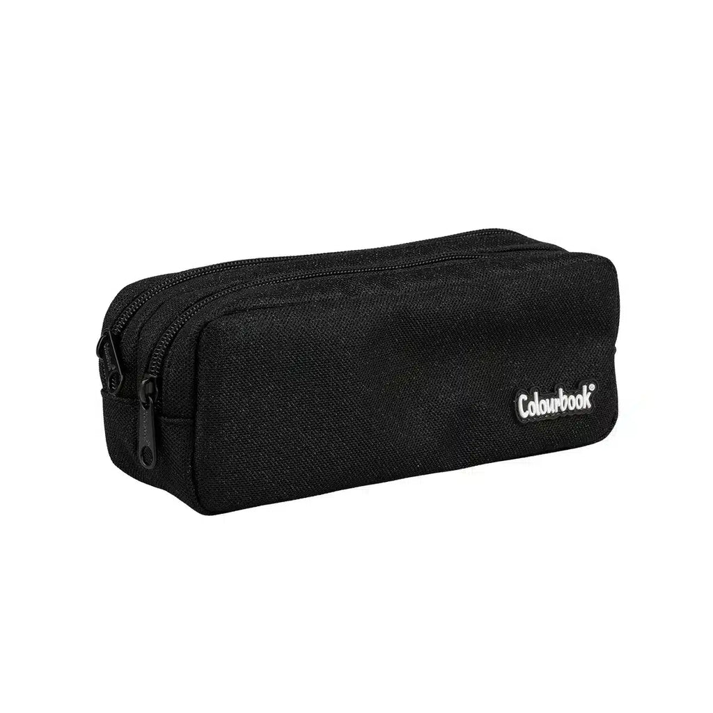 Astuccio 2 zip Glitter - Colourbook