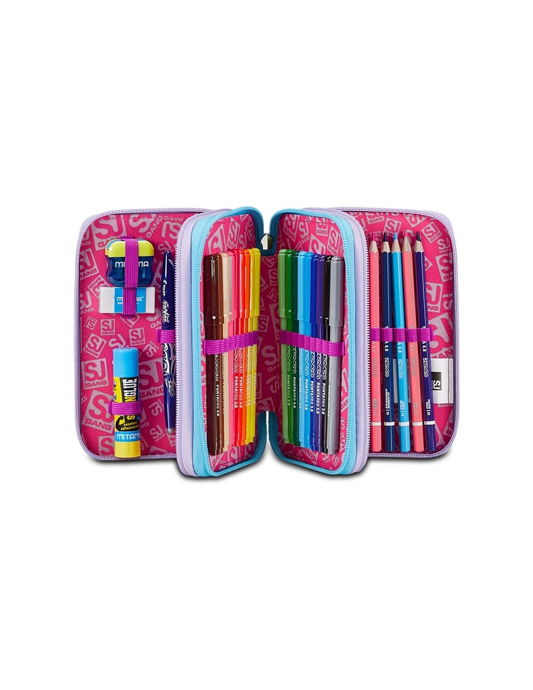 ASTUCCIO 3 ZIP SJ GIRL COLORJAM