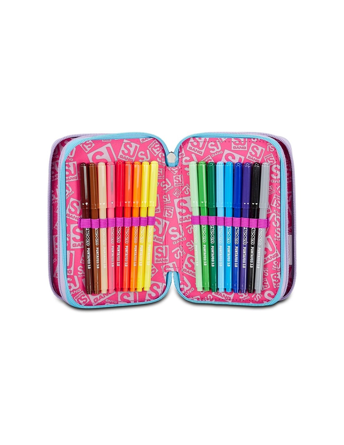 ASTUCCIO 3 ZIP SJ GIRL COLORJAM