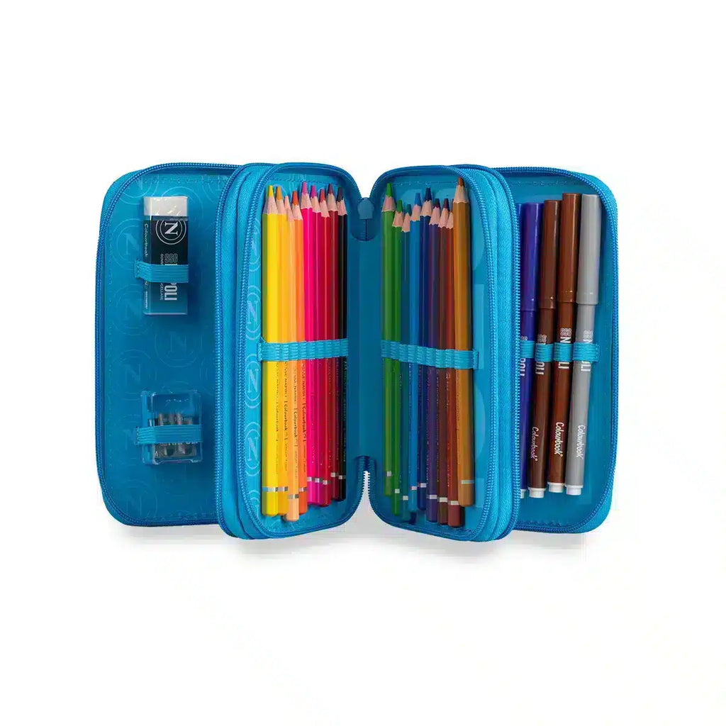 Astuccio 3 zip SSC Napoli - Colourbook