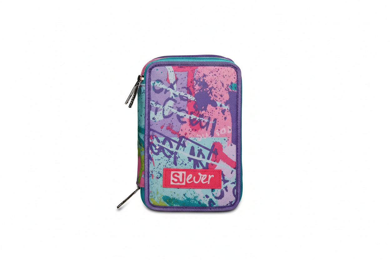 Astuccio scuola 3 zip Ever Switie Girl SJ Seven