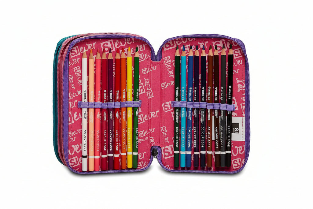 Astuccio scuola 3 zip Ever Switie Girl SJ Seven