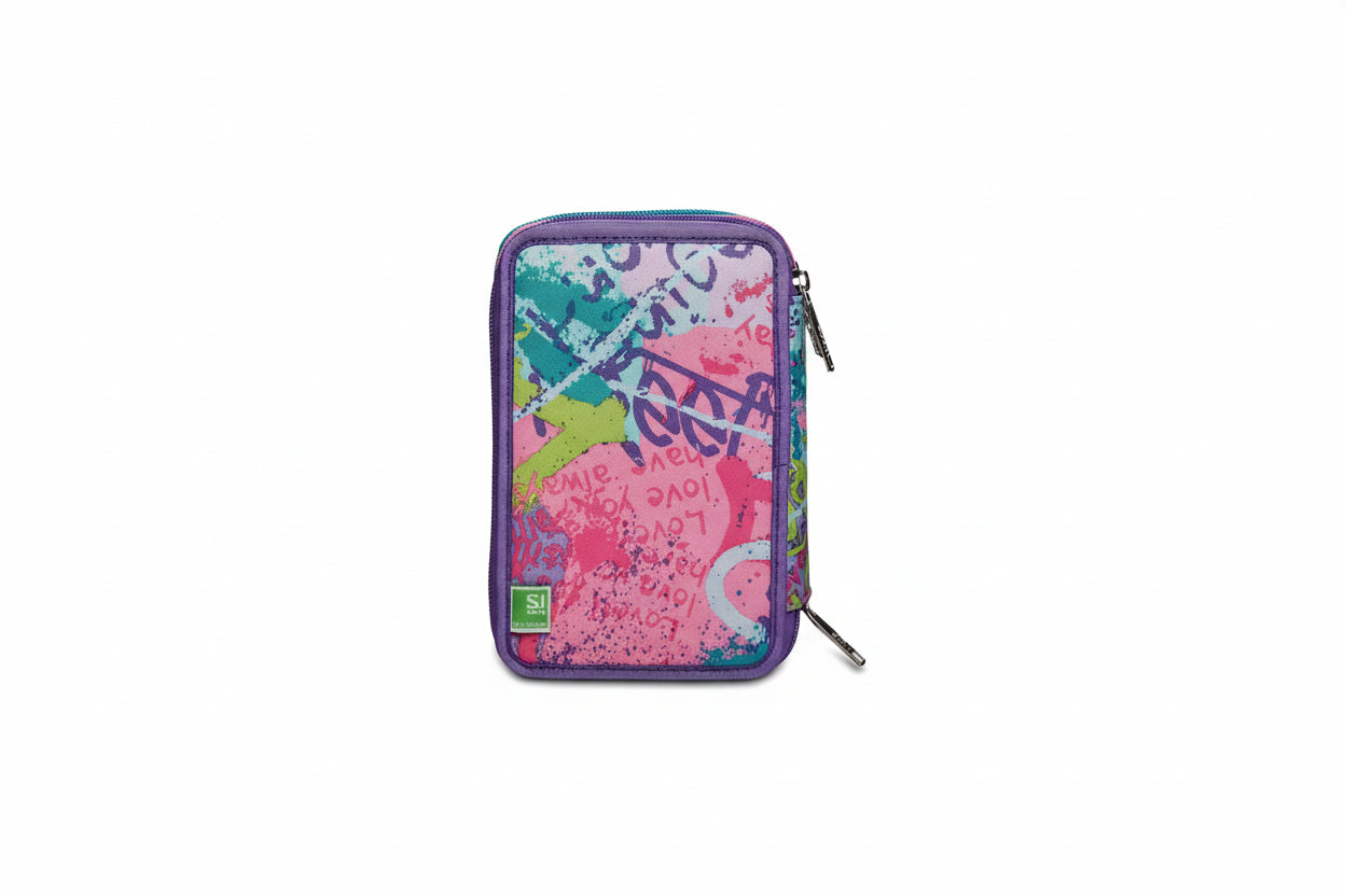 Astuccio scuola 3 zip Ever Switie Girl SJ Seven