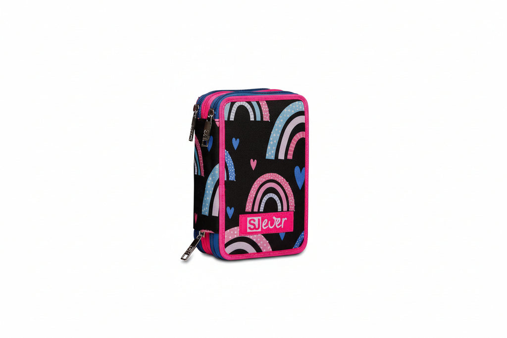 Astuccio scuola 3 zip Ever Wingly Girl SJ Seven