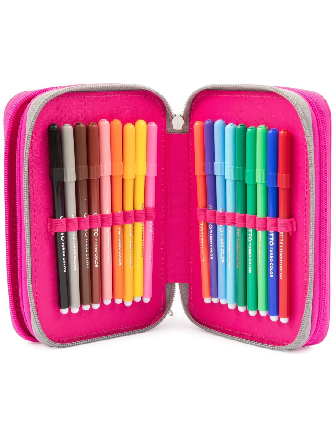 Astuccio 3 zip Barbie - Giochi preziosi