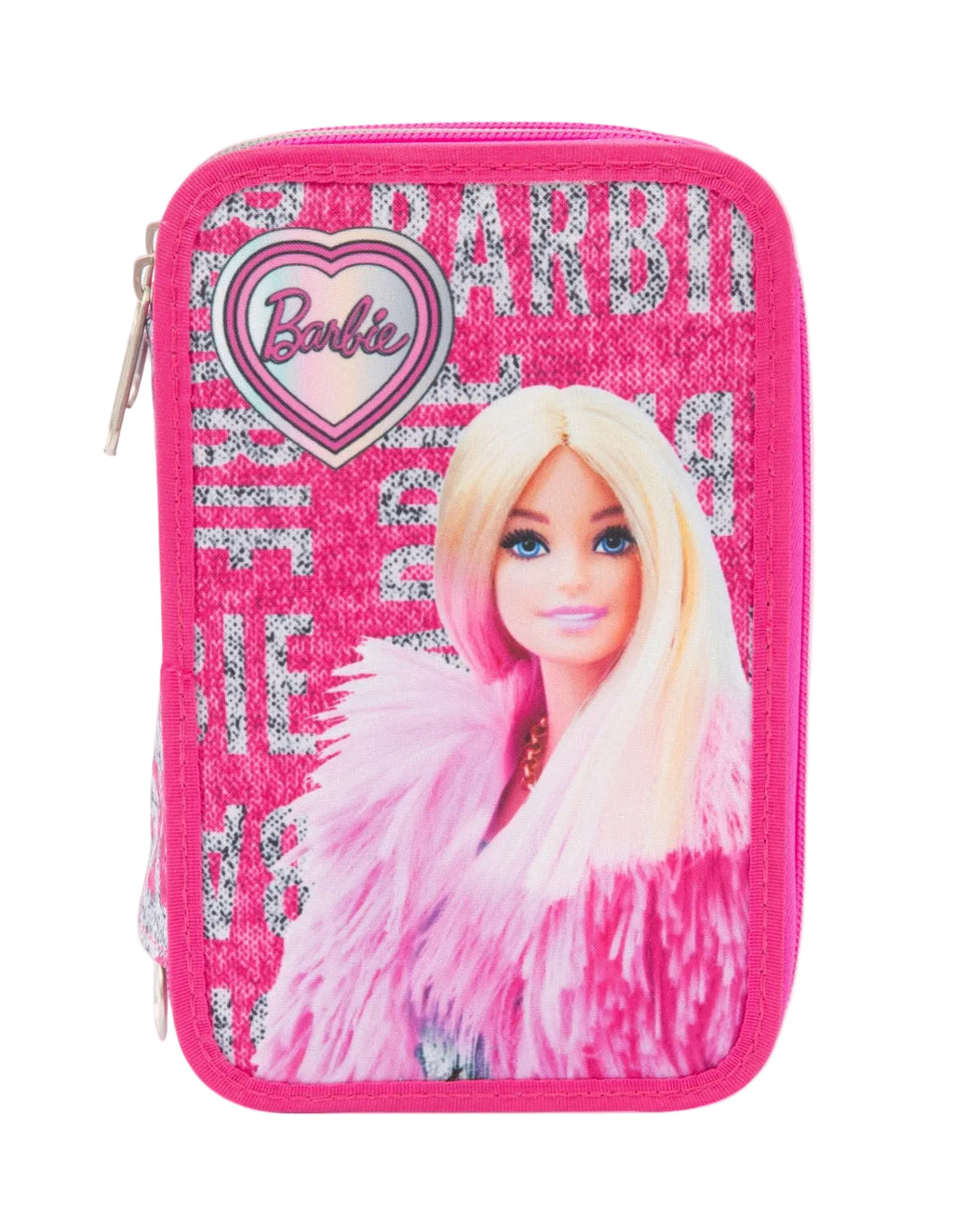 Astuccio 3 zip Barbie - Giochi preziosi