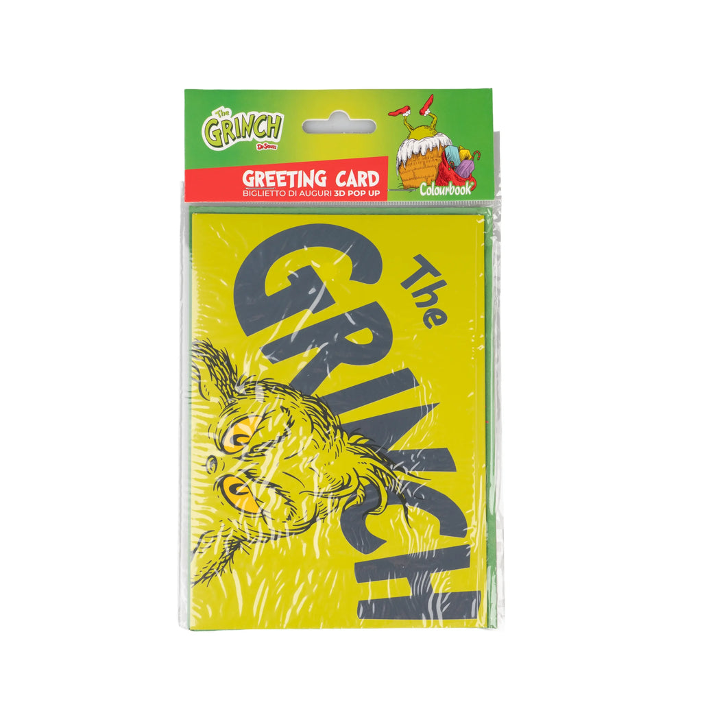 Biglietto d’auguri Pop-Up 3D The Grinch – 17x12cm – Grinchy