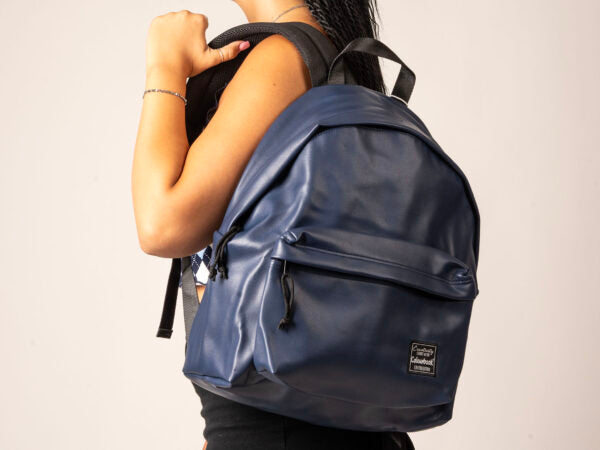 Zaino Leatherlike – Blue - Colourbook
