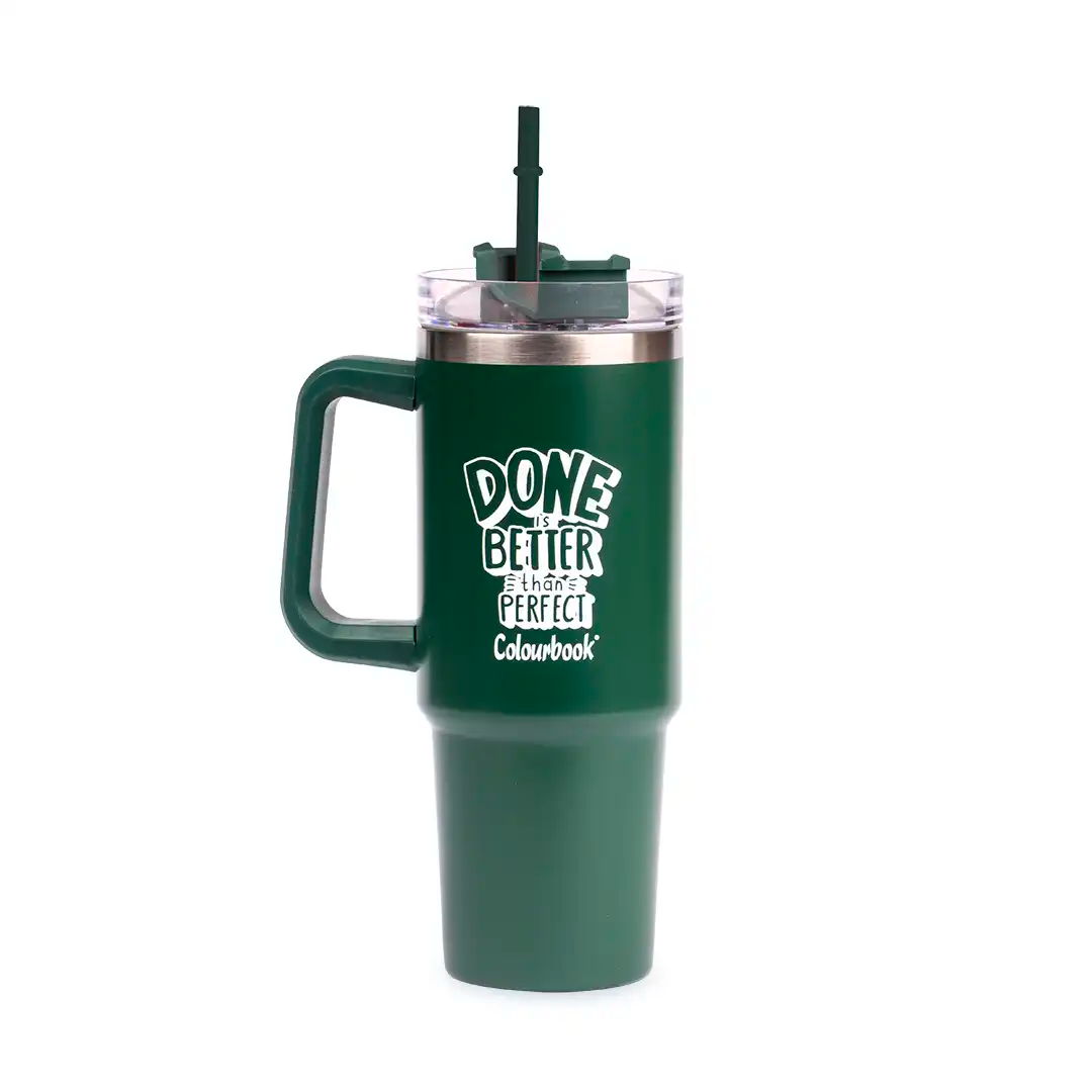 Borraccia termica con cannuccia 900ml Colour Slurp - Colourbook