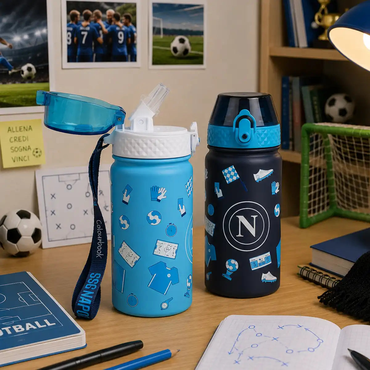 Borraccia termica bambini 400ml SSC Napoli Kids Colourbook