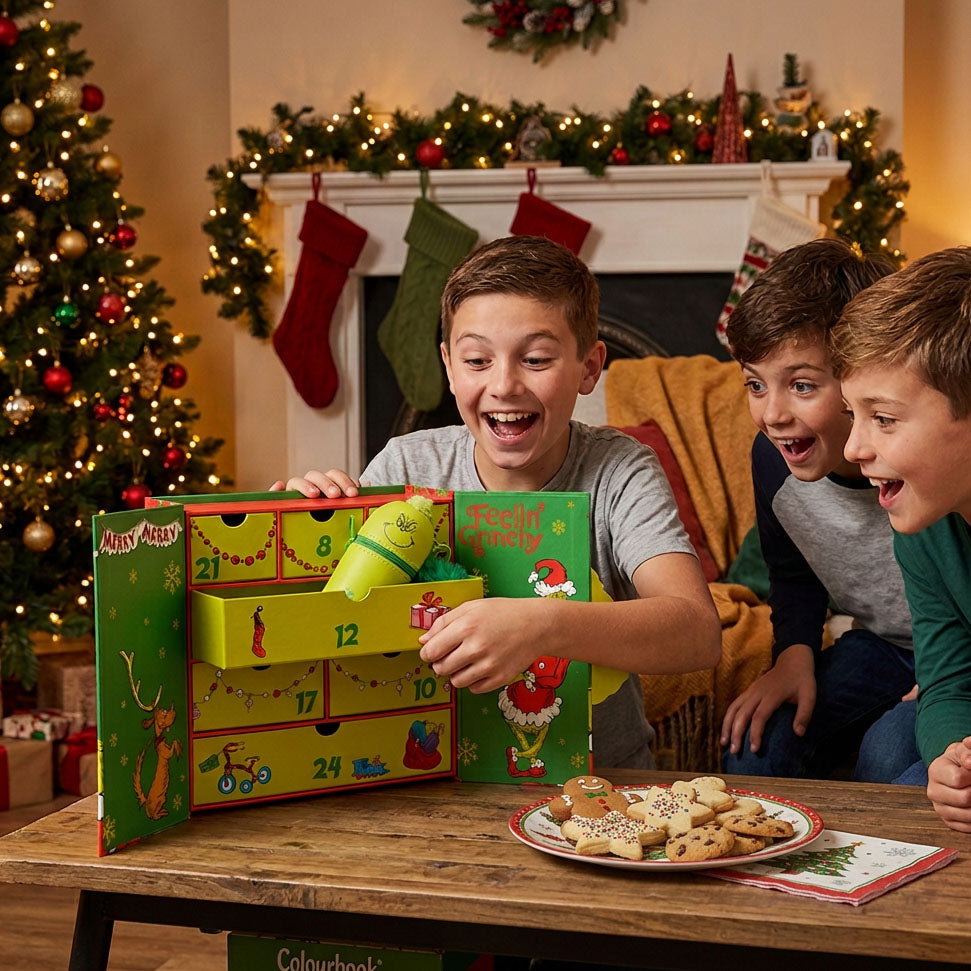 Calendario dell’Avvento 2026 The Grinch – 7 caselle con gadget ufficiali a sorpresa