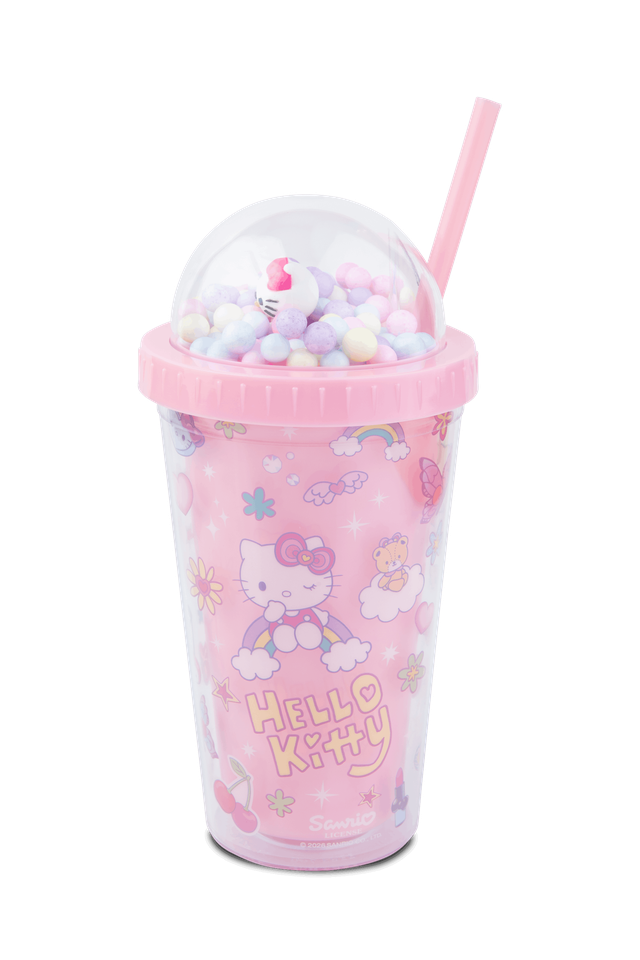 Cup con cannuccia Hello kitty