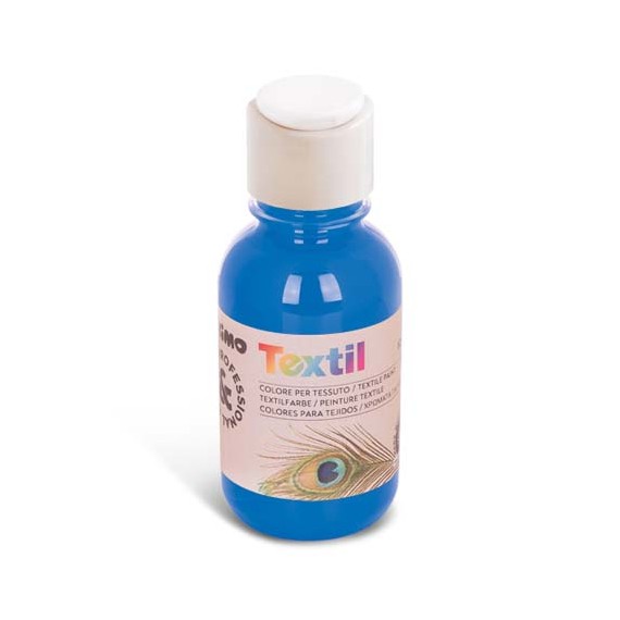 Colore per tessuto Textil Cyan 125 ml - Monocolor PRIMO