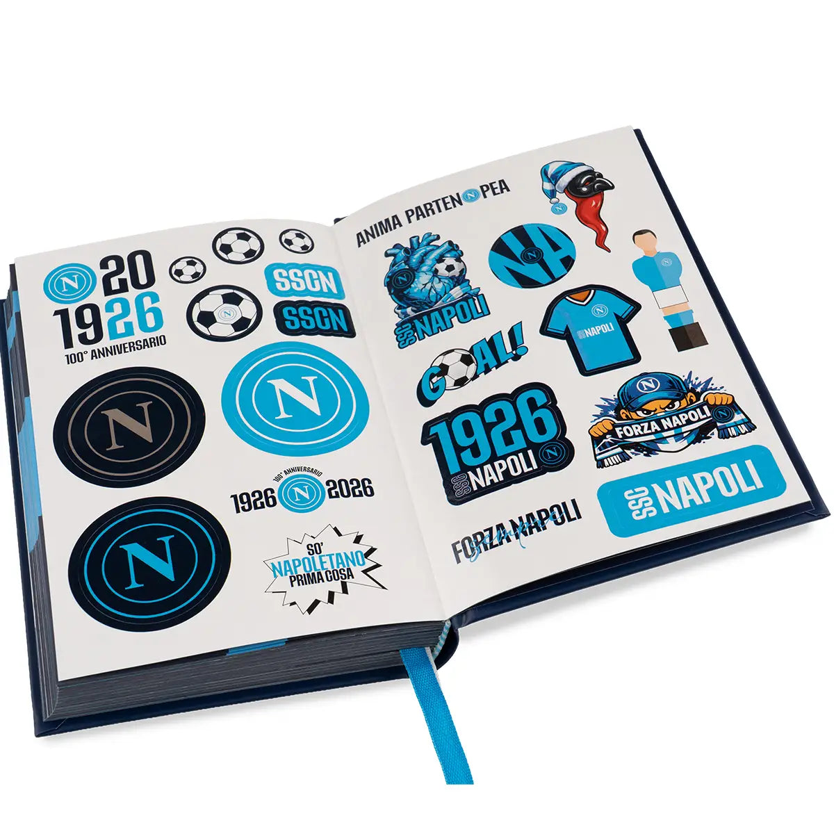 Diario scuola SSC Napoli 2026-27 non datato - Colourbook