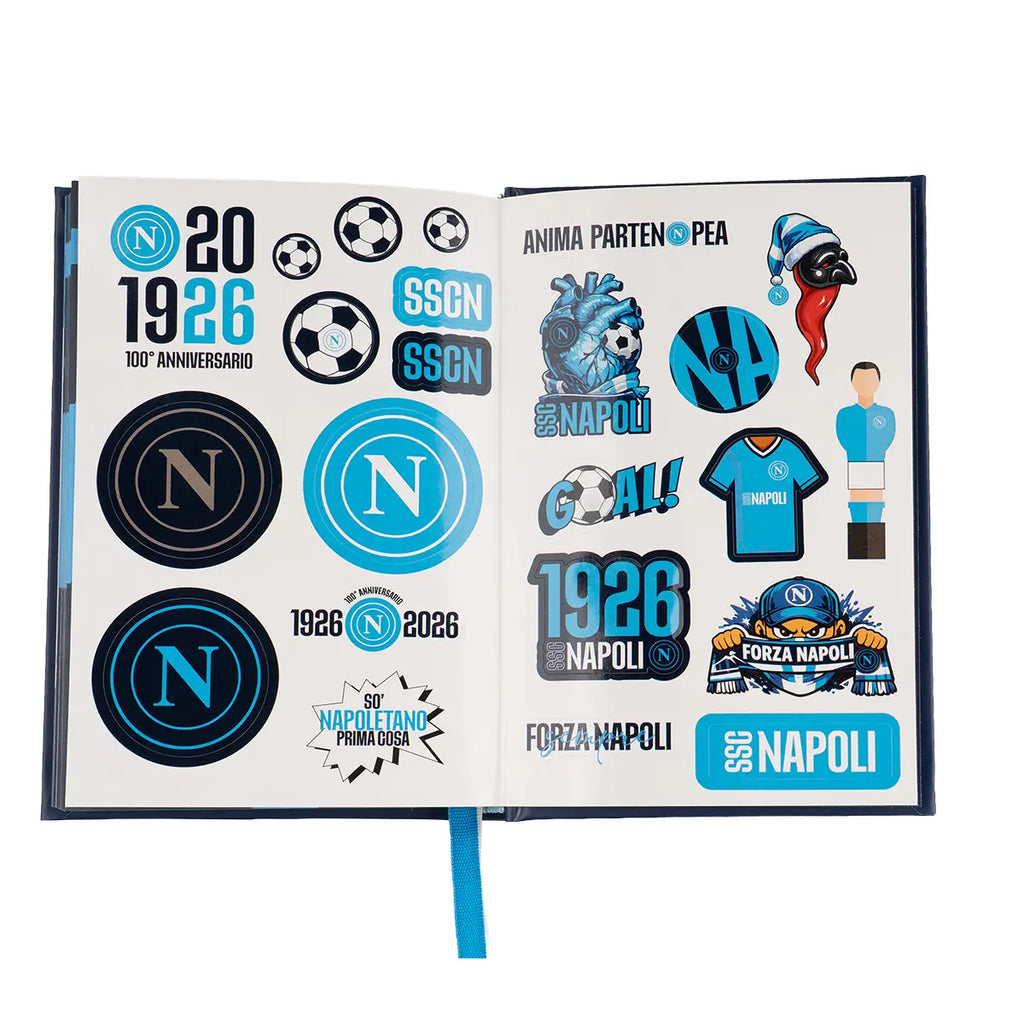 Diario scuola SSC Napoli 2026-27 non datato - Colourbook