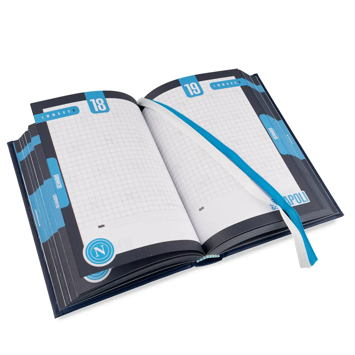 Diario scuola SSC Napoli 2026-27 non datato - Colourbook