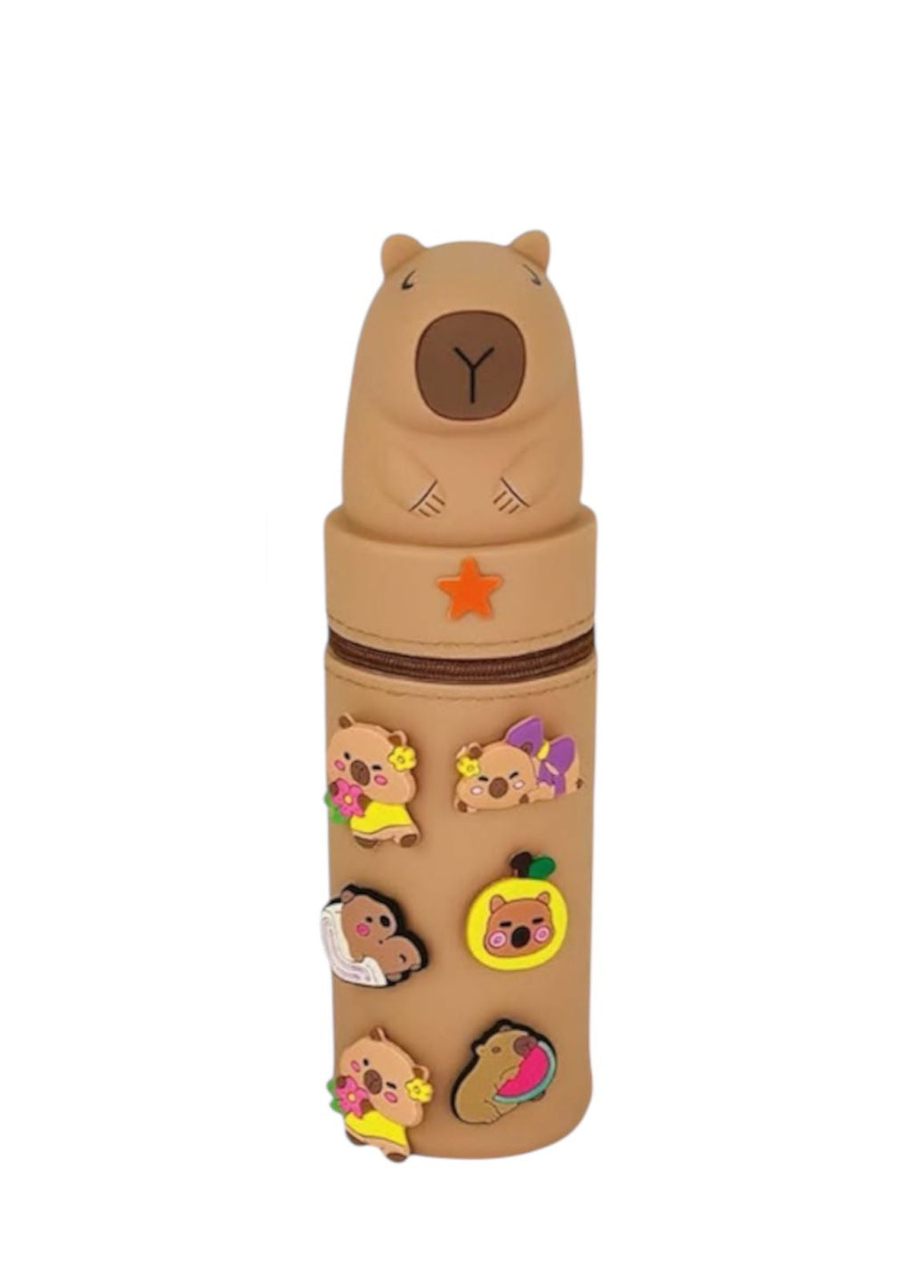 Astuccio in silicone con pins Capibara - Lebez