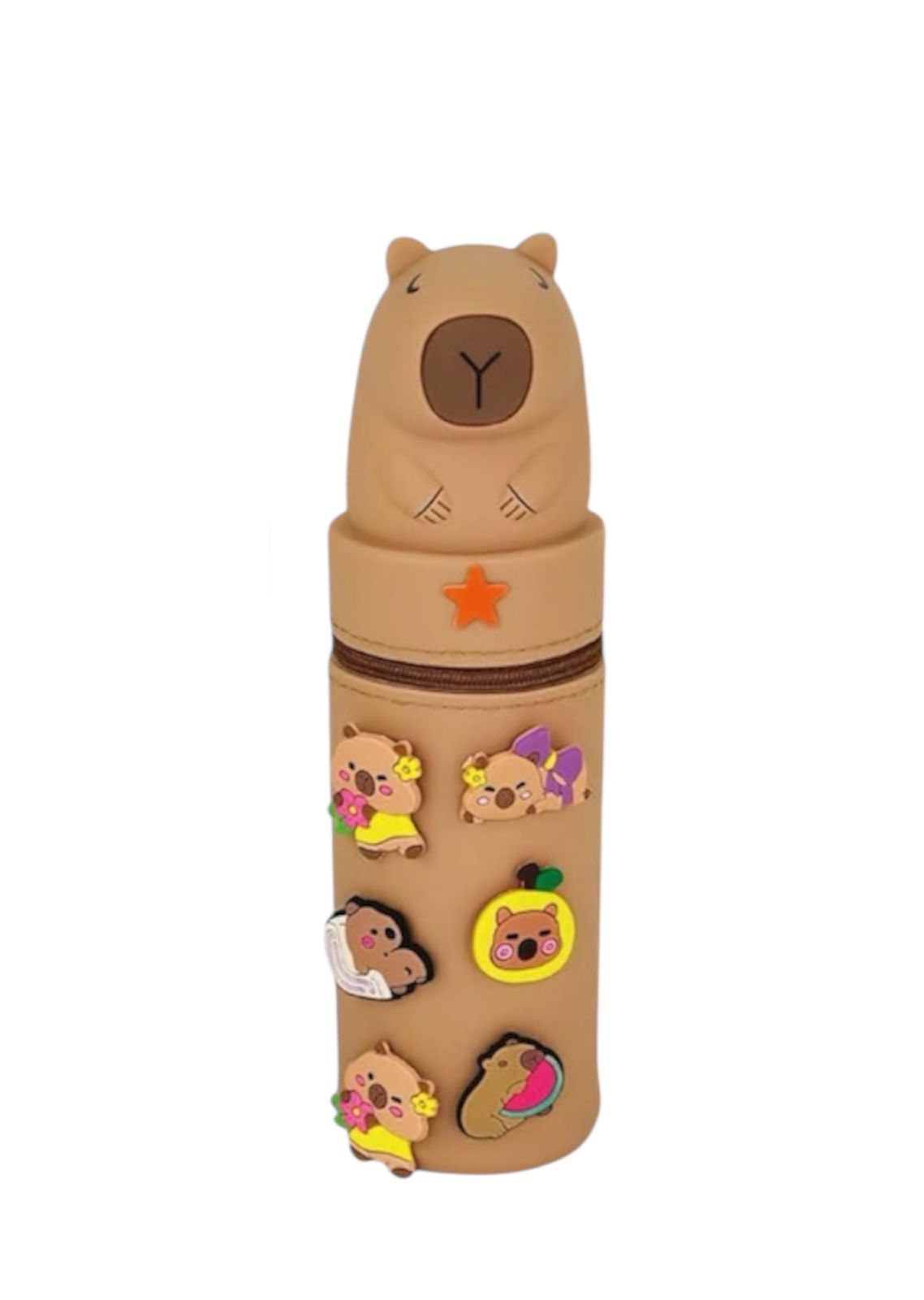 Astuccio in silicone con pins Capibara - Lebez