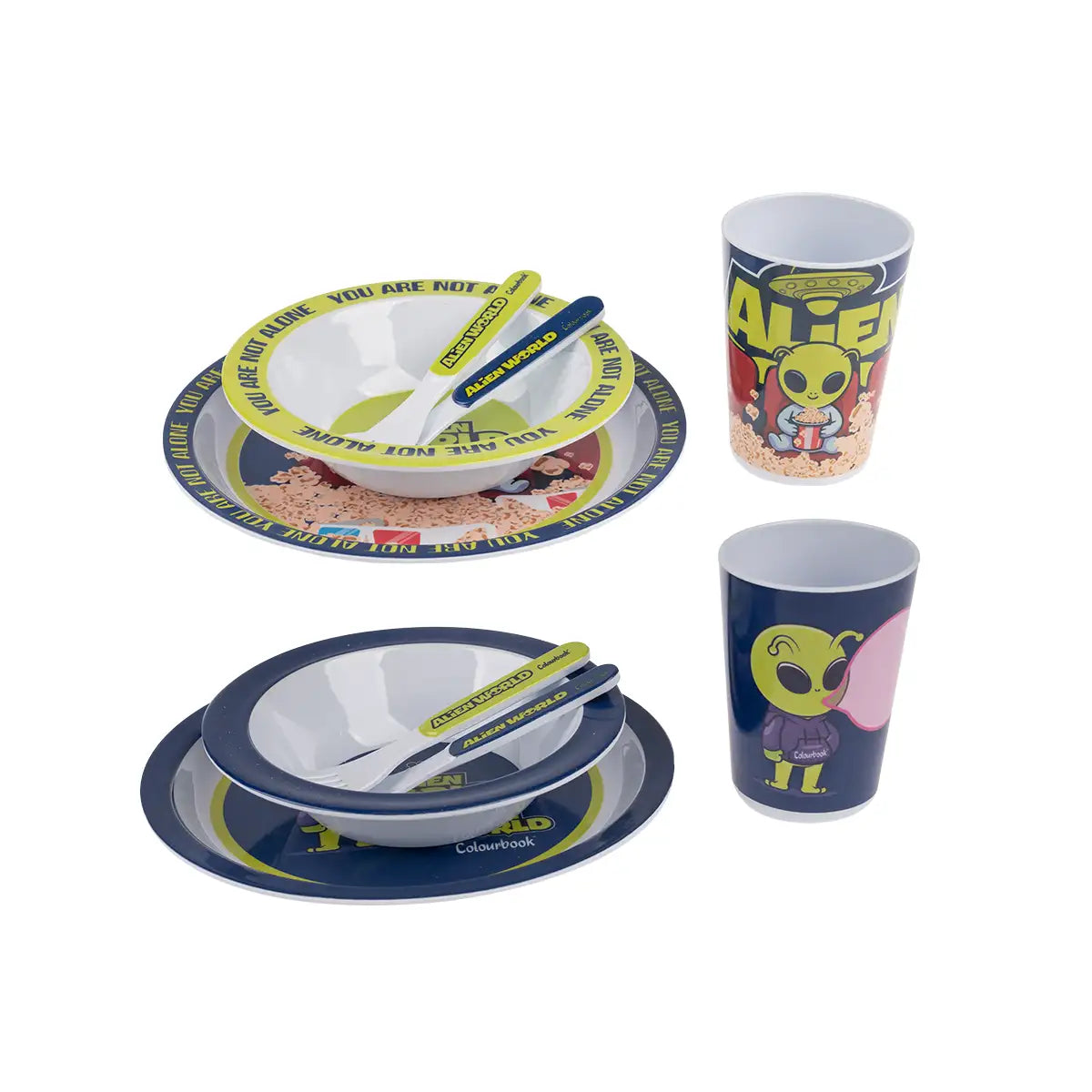 Set pappa completo Alien World – 5 pezzi BPA free