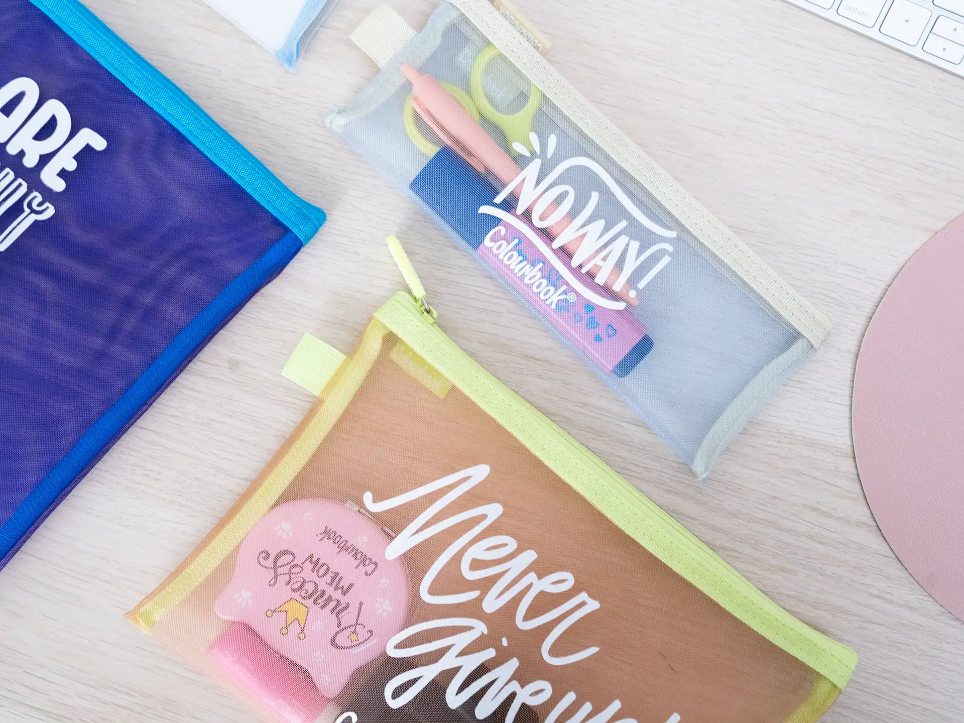 Set 4 pochette Happy Bags - Colourbook