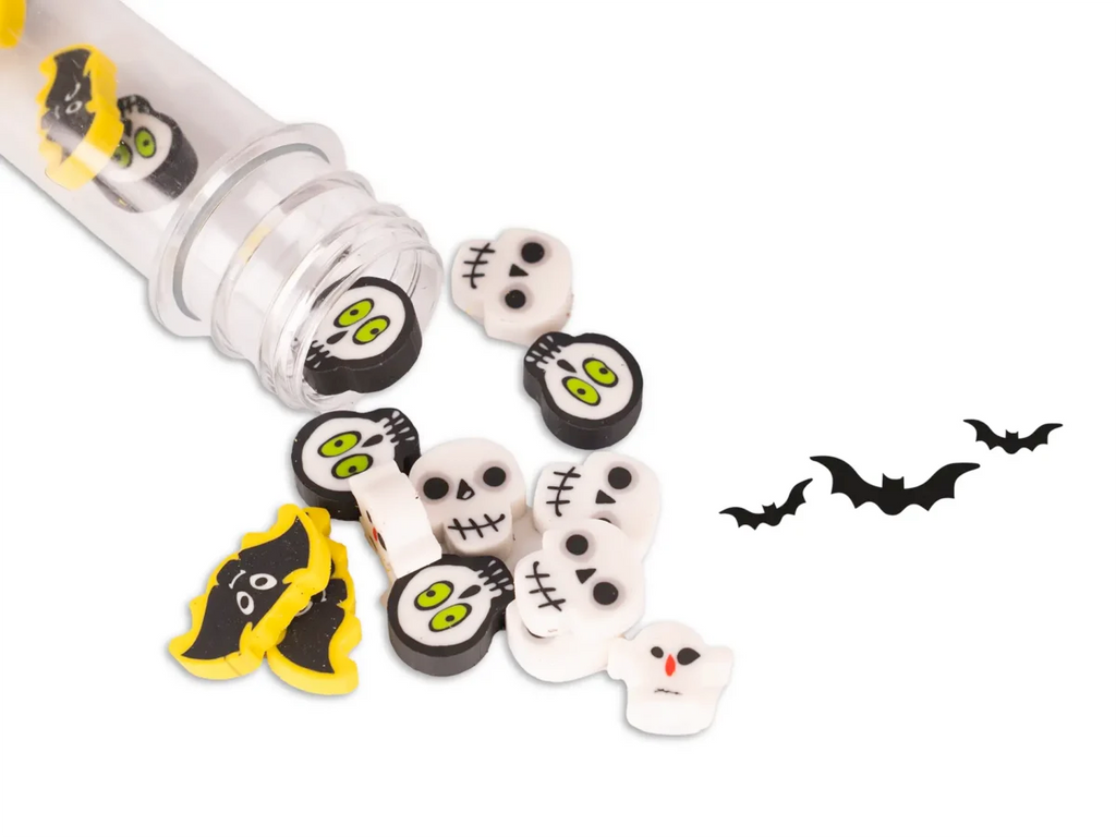 Set gomme per cancellare Halloween in provetta Colourbook