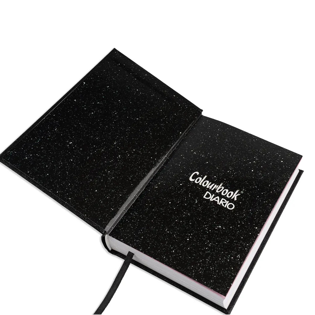 Diario scolastico Glitter 2026-27 non datato - Colourbook