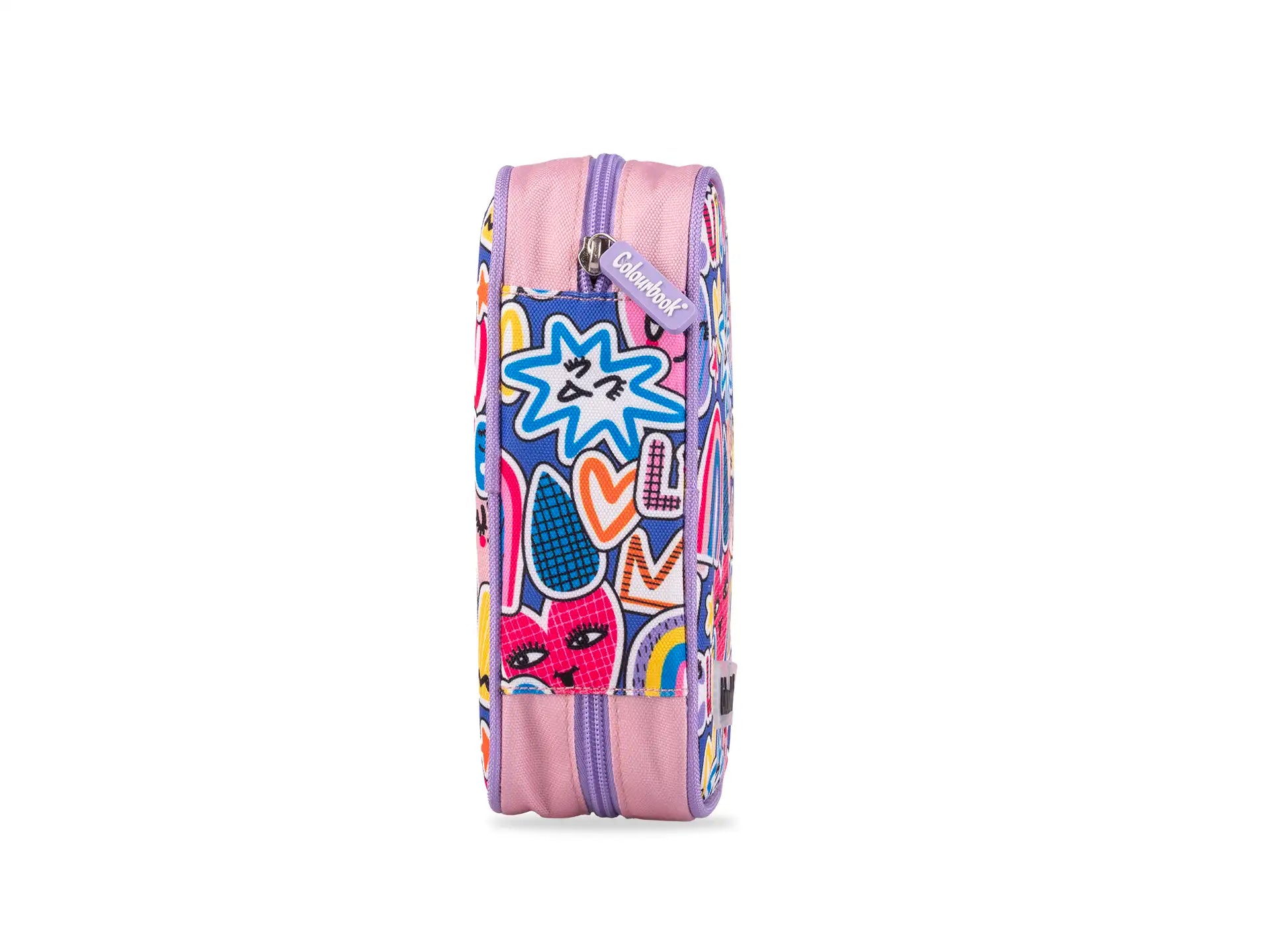 Astuccio 1 zip Abstract Cute - Colourbook