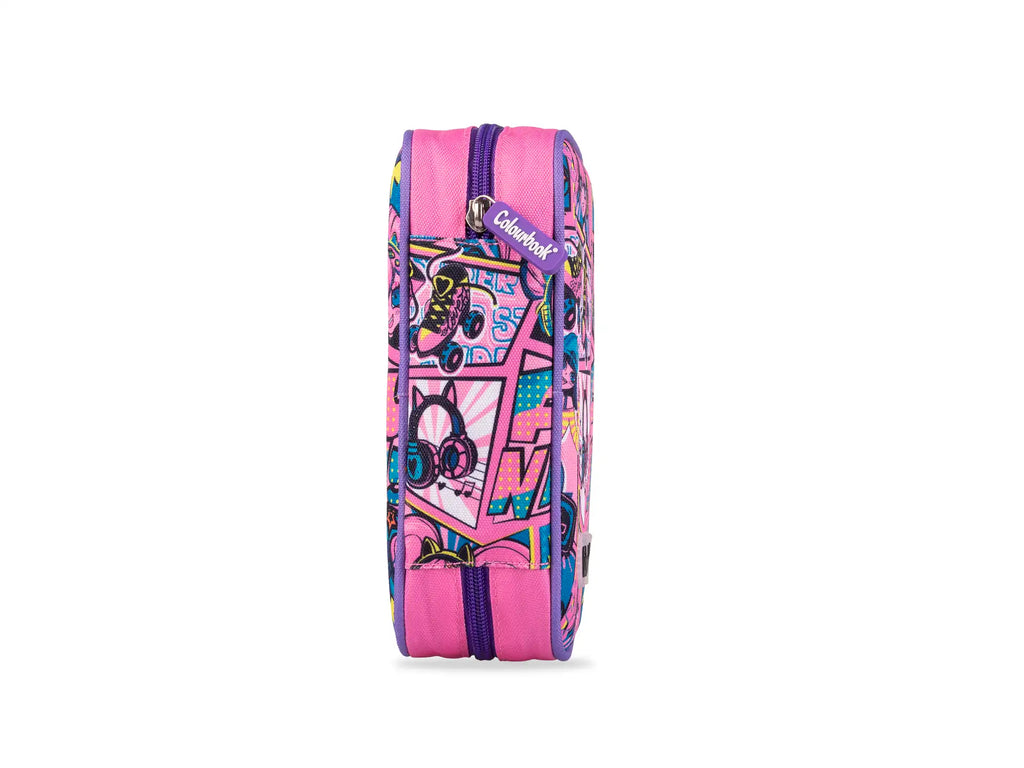 Astuccio 1 zip Abstract Funny Skater - Colourbook
