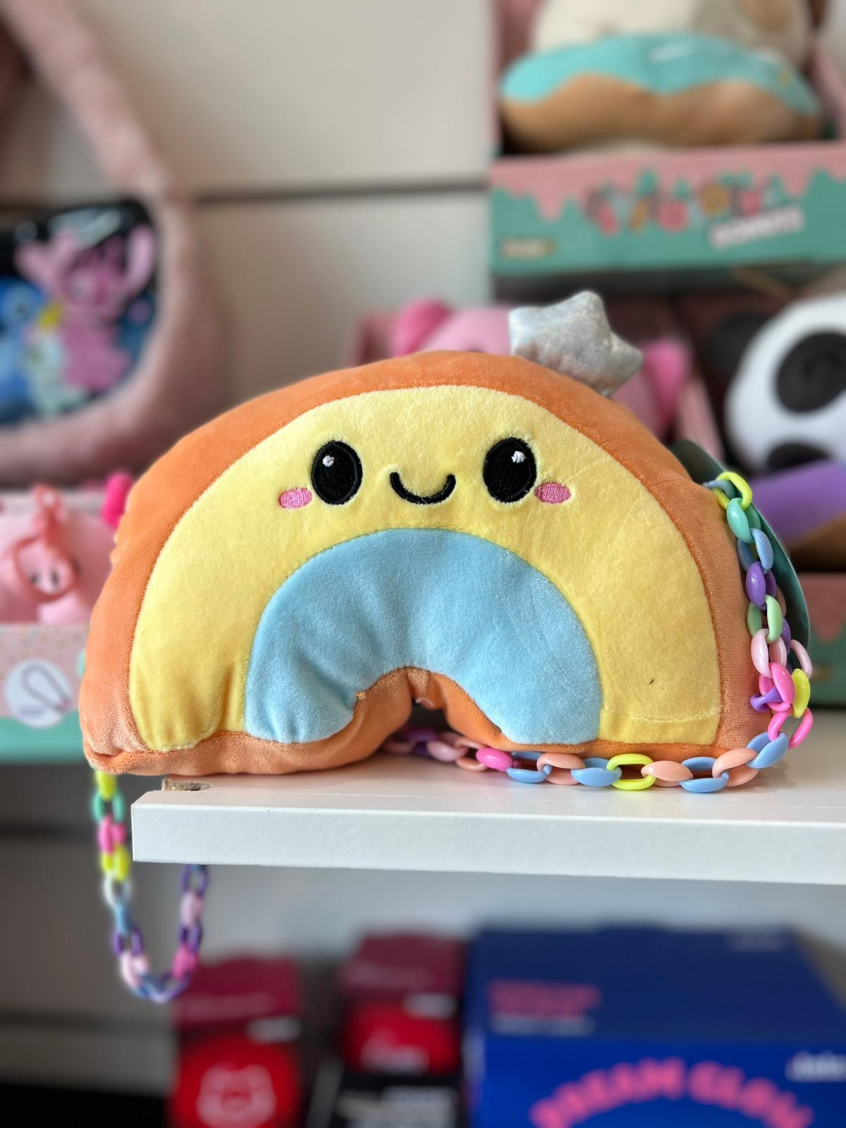 Borsa a tracolla in peluche - Swipe
