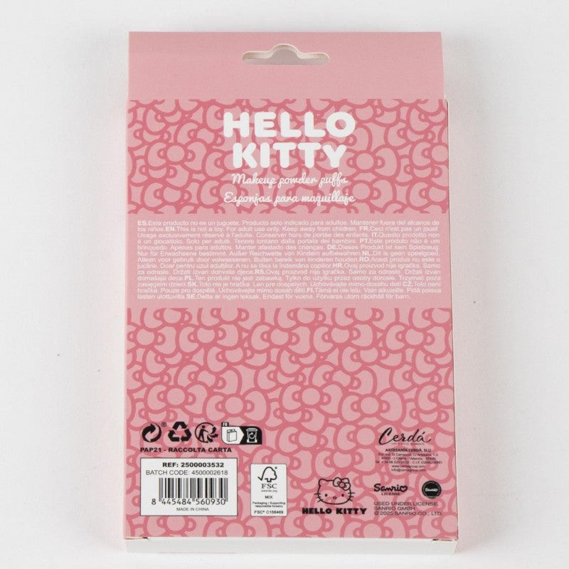 Set Spugnette Puff Make Up - Hello Kitty