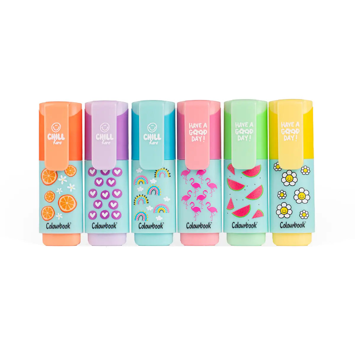 Set 6 mini evidenziatori Highlight Me - Colourbook