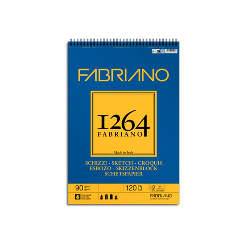 Fabriano 1264 Schizzi Blocco spiralato