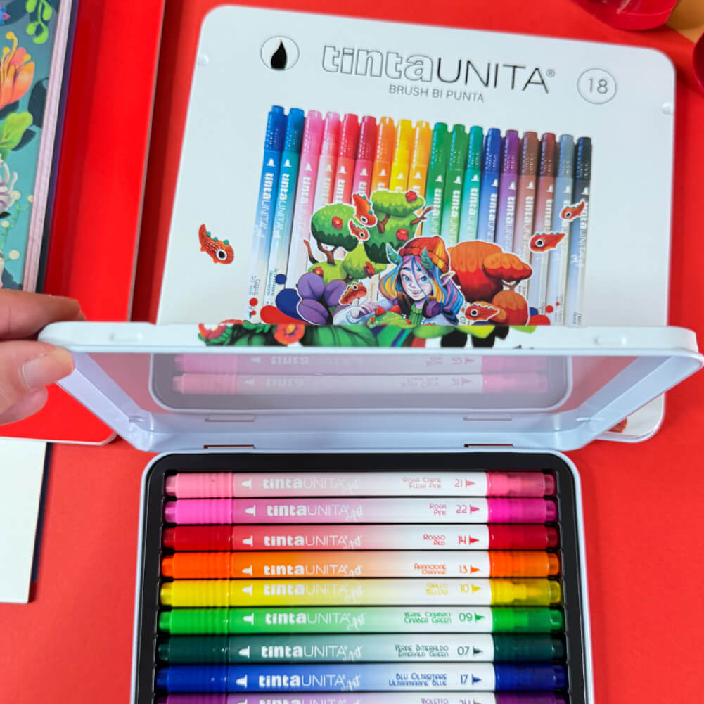 Metal Box Brush Fraffrog Special Edition - TintaUNITA