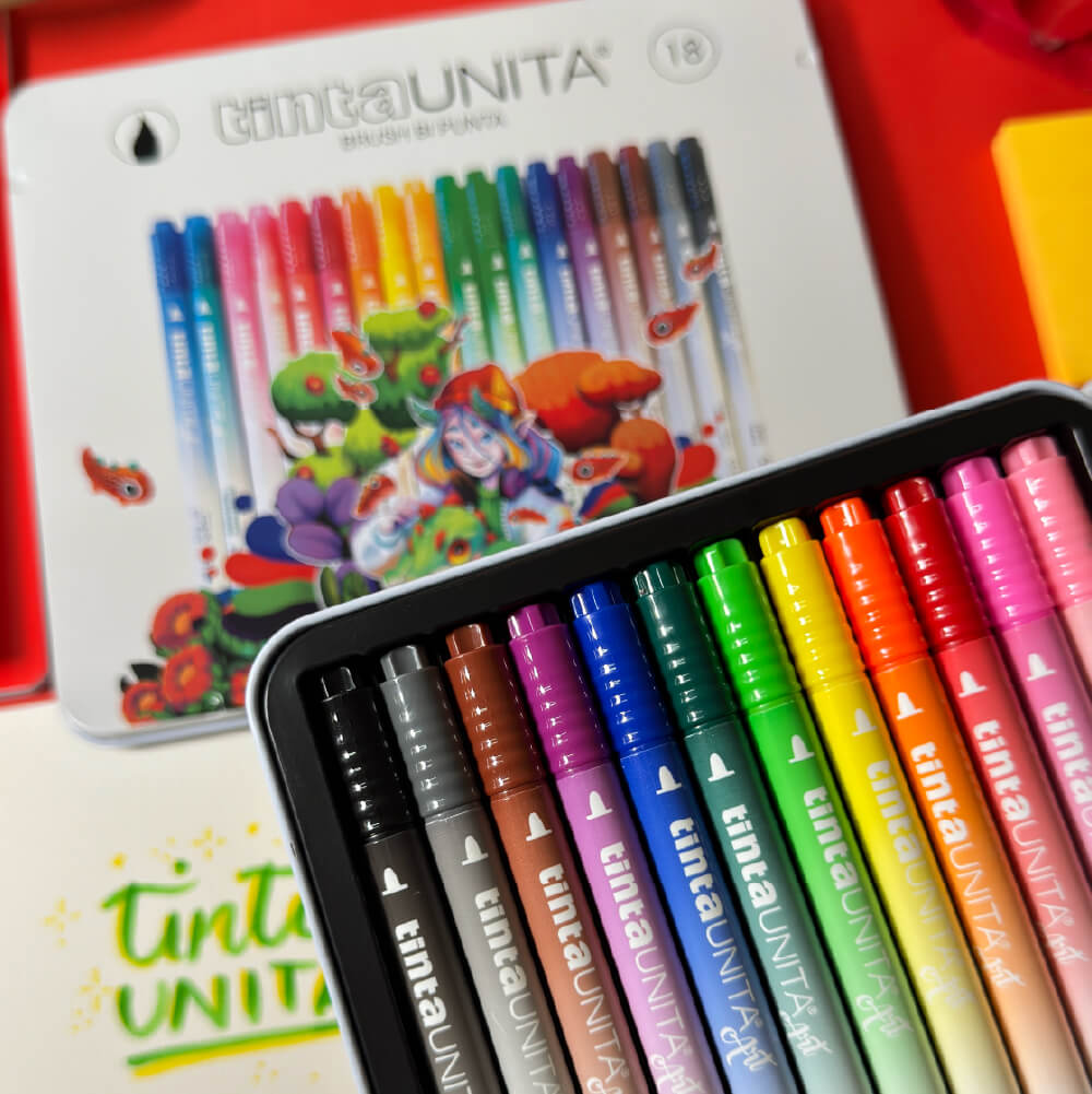 Metal Box Brush Fraffrog Special Edition - TintaUNITA