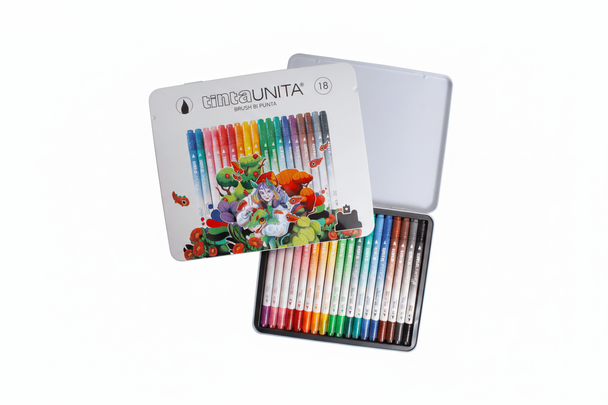 Metal Box Brush Fraffrog Special Edition - TintaUNITA
