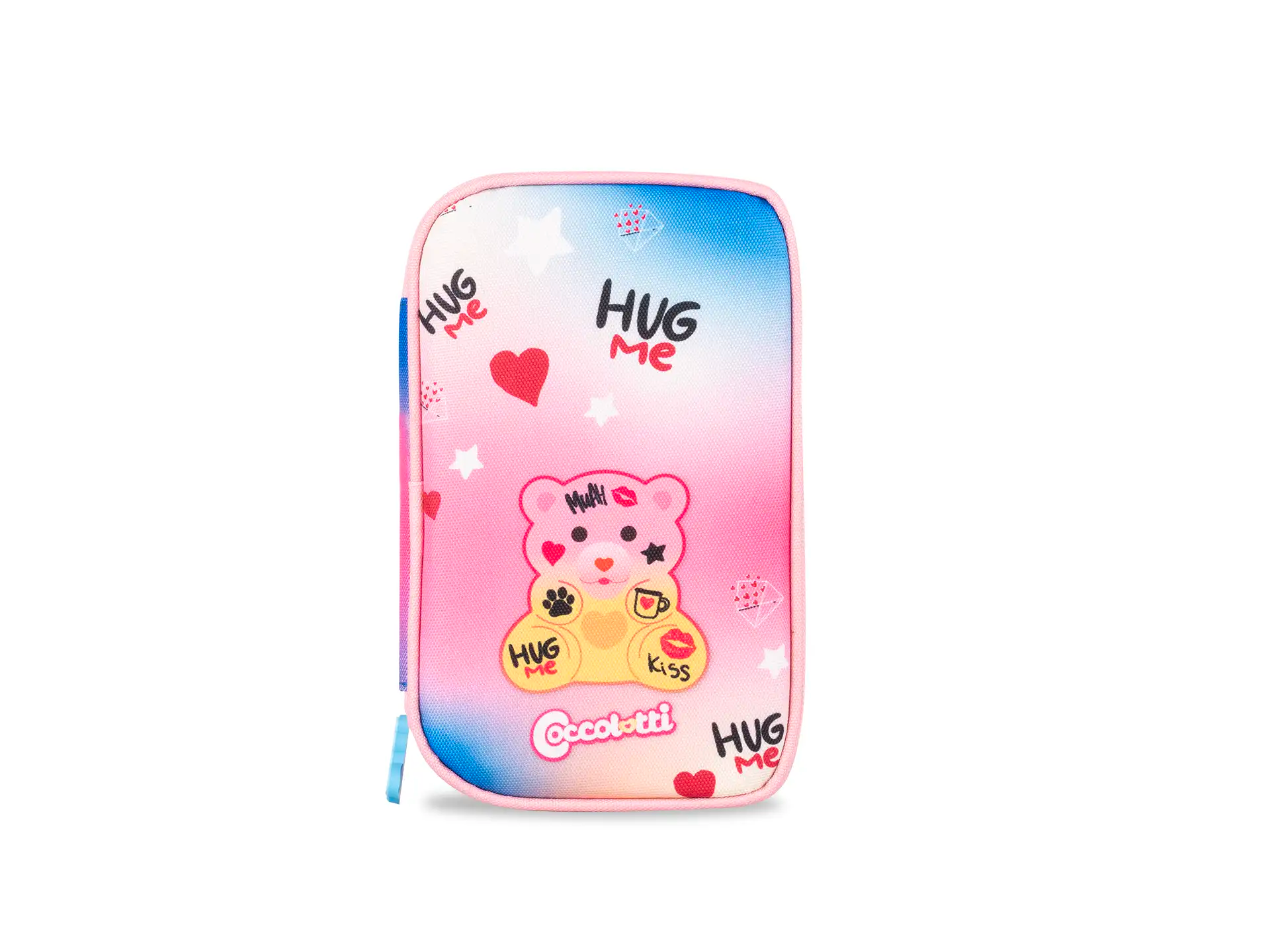 Astuccio 1 zip Coccolotti Love Rosa - Colourbook
